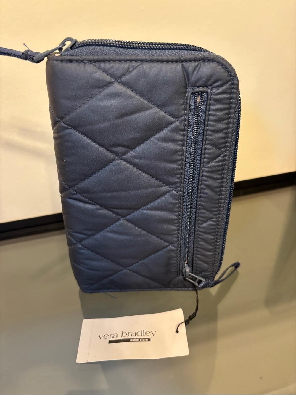 Vera Bradley Quilted Wristlet in Slate Blue - Picture 7 of 8